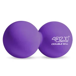 Podwójna piłka do masażu DOUBLE BALL fioletowa