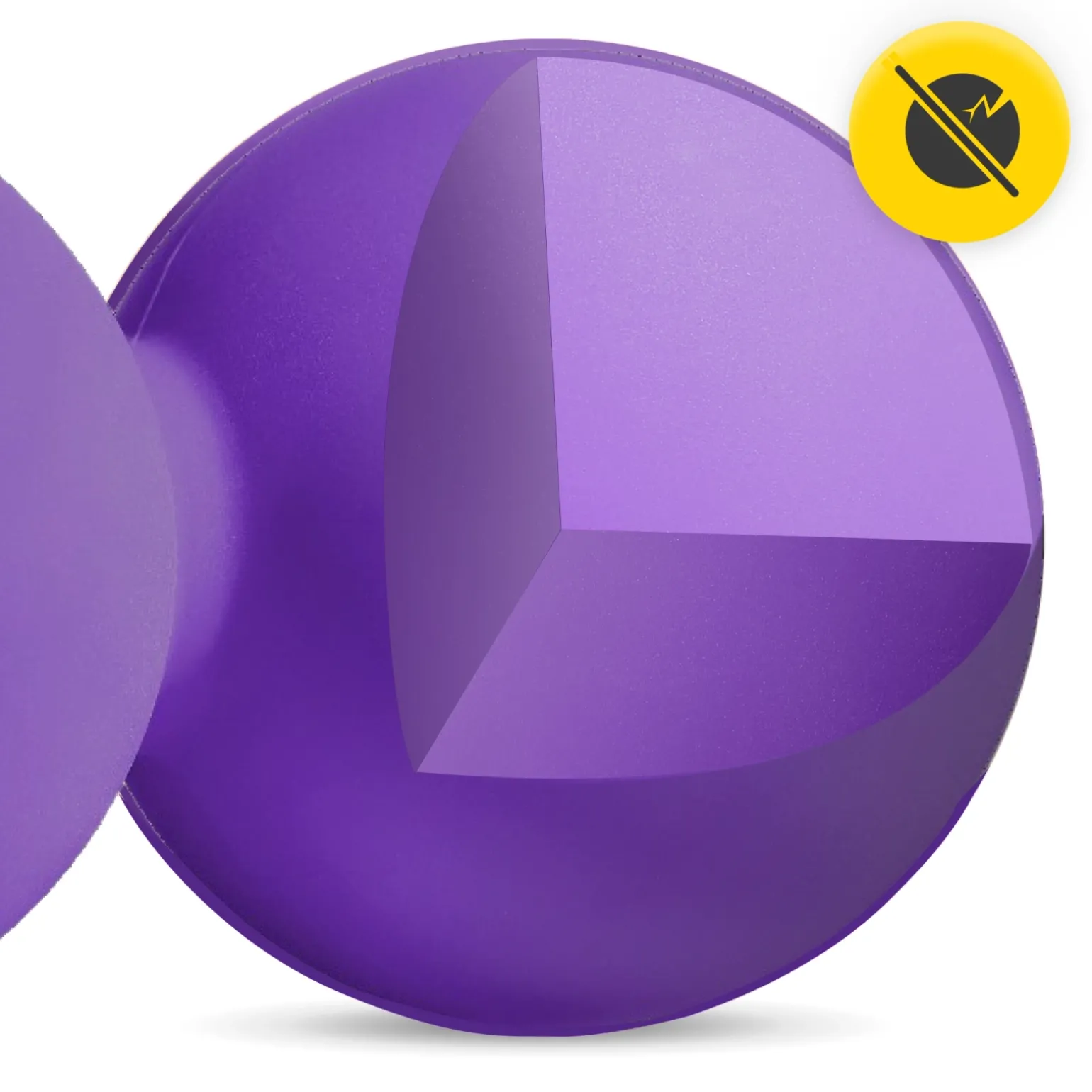 Podwójna piłka do masażu DOUBLE BALL fioletowa
