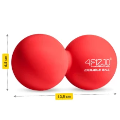 Podwójna piłka do masażu DOUBLE BALL czerwona