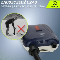 Pompka elektryczna do deski SUP TSUNAMI samochodowa