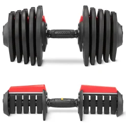 Regulowany hantel i sztanga 2w1 PREMIUM 2,5-40 kg
