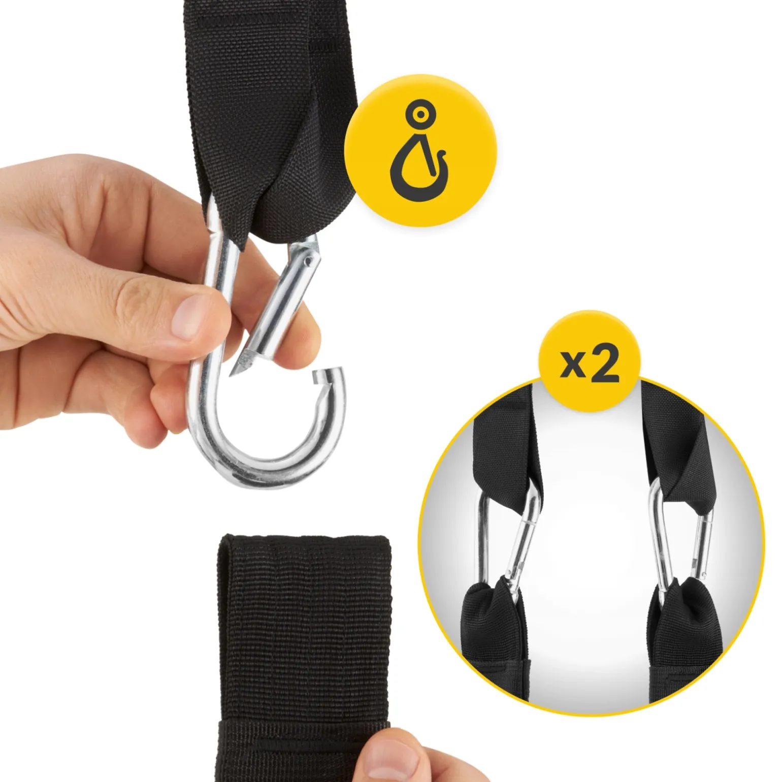 Rękawy do treningu mięśni brzucha AB Sling Straps