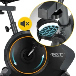 Rower stacjonarny magnetyczny EVO+ pomarańczowy