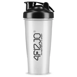Shaker sportowy PRO do odżywek z siateczką 650 ml