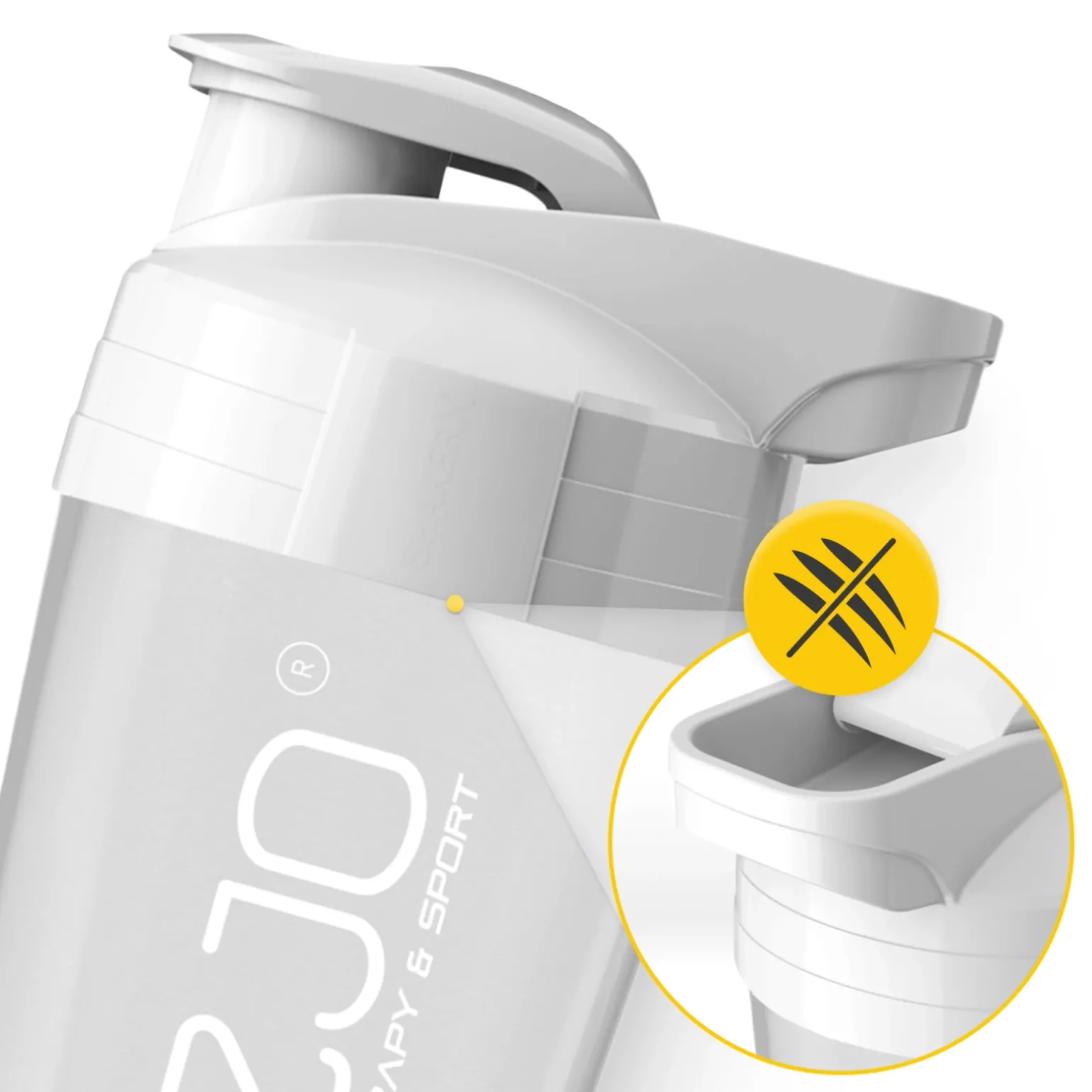 Shaker sportowy ULTRA do odżywek 700 ml