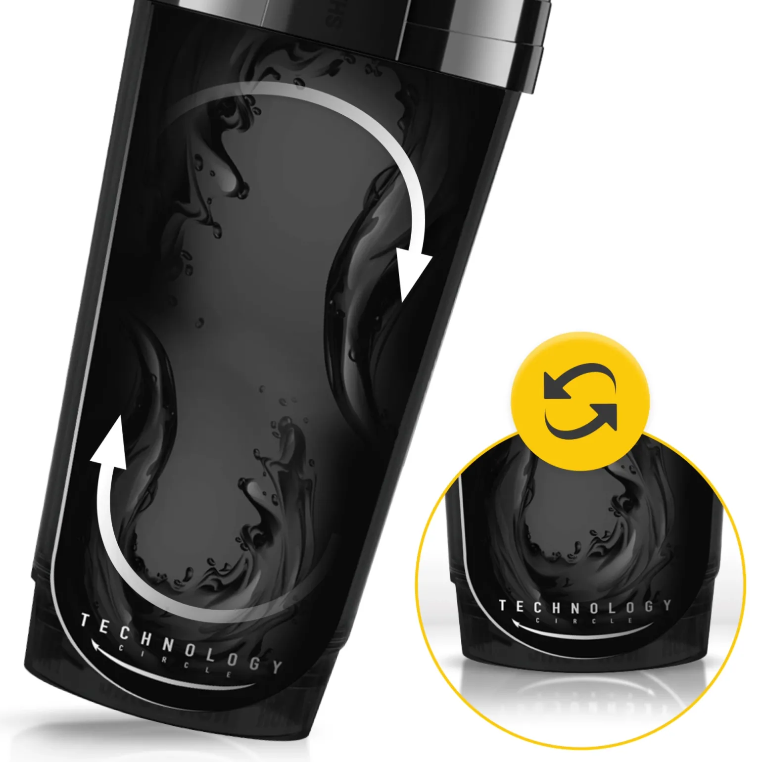 Shaker sportowy ULTRA do odżywek 700 ml