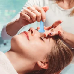 Silikonowe bańki chińskie 5 szt. FACE+ niebieskie
