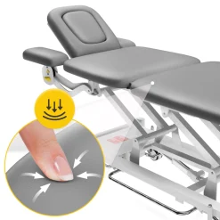 Stół do masażu i rehabilitacji elektryczny ERGO szary