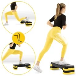 Stepper do aerobiku Standard 3-stopnie żółty