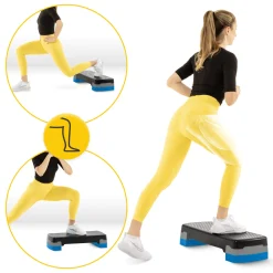 Stepper do aerobiku Standard 2-stopnie niebieski