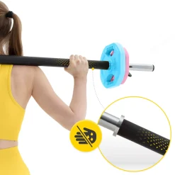 Sztanga treningowa z obciążeniem żeliwnym 20 kg