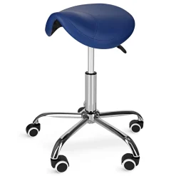 Taboret obrotowy siodło do masażu ERGO niebieski