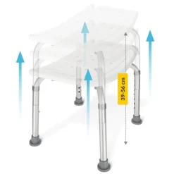 Taboret stołek pod prysznic prostokątny