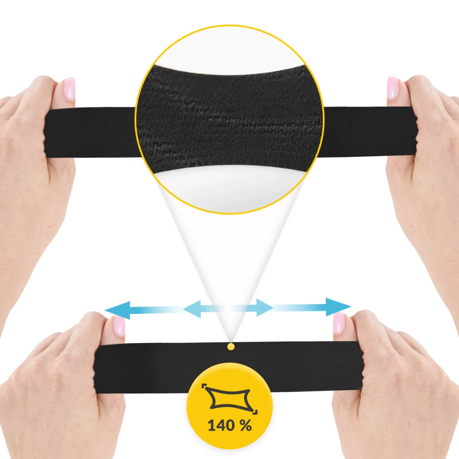 Taśma do kinesiotapingu 5 cm x 31 m