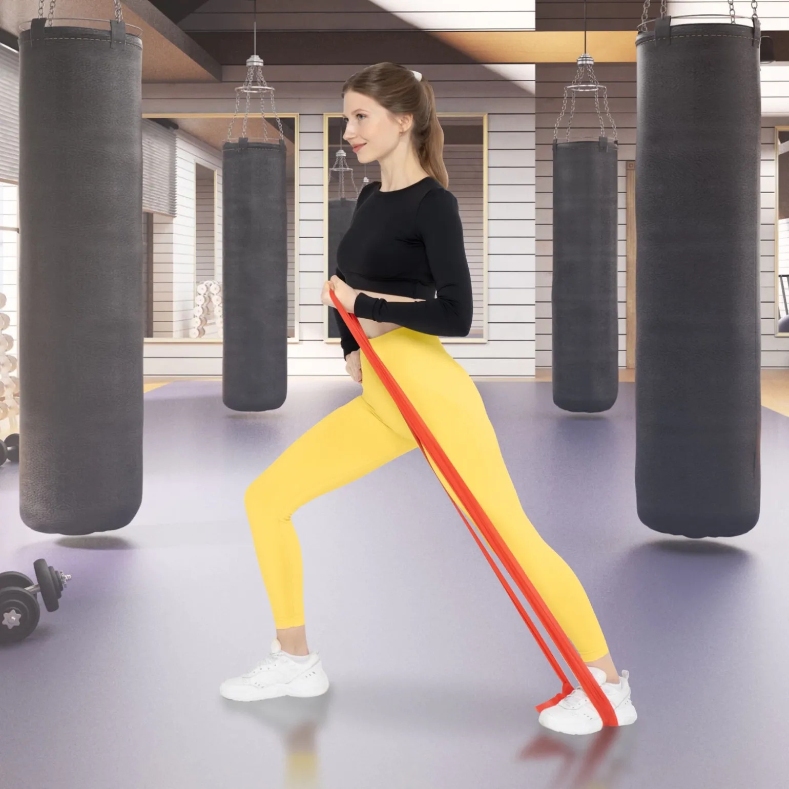 Taśma rehabilitacyjna FLAT BAND 2-4 kg 30 m