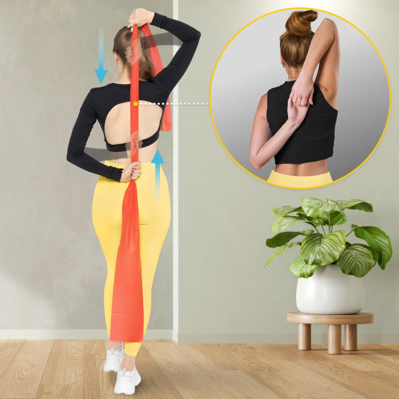 Taśma rehabilitacyjna FLAT BAND 2-4 kg 30 m