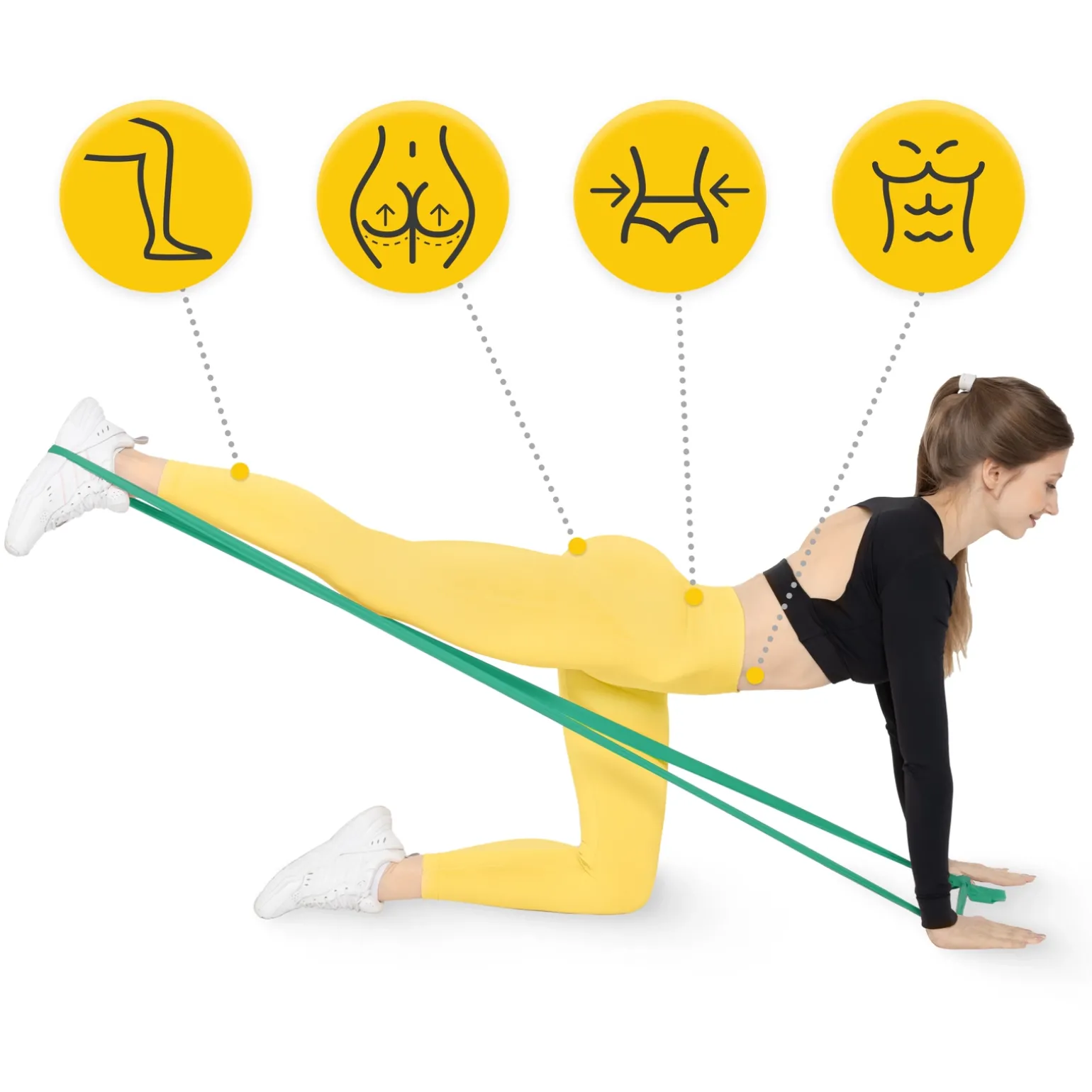 Taśma rehabilitacyjna FLAT BAND 5-8 kg