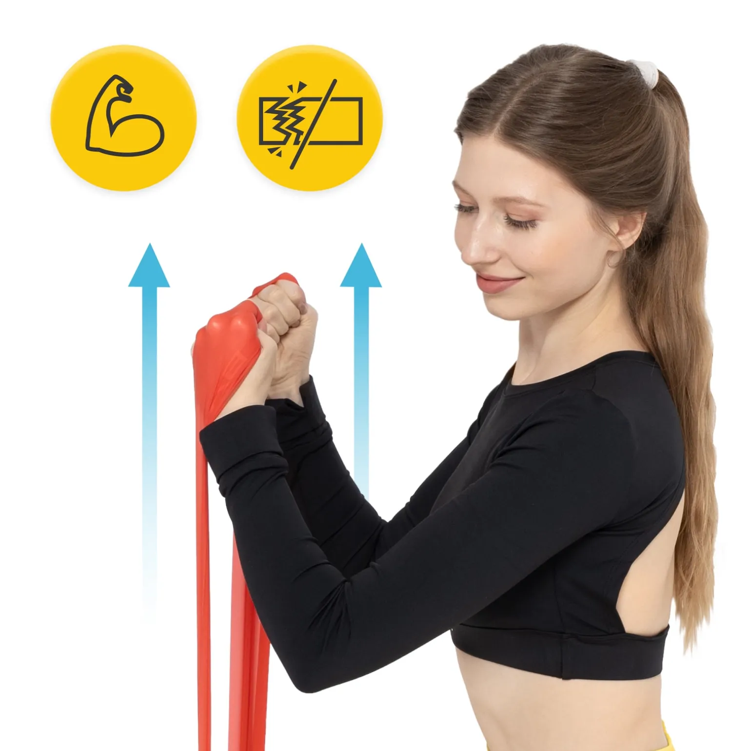 Taśma rehabilitacyjna FLAT BAND 2-4 kg