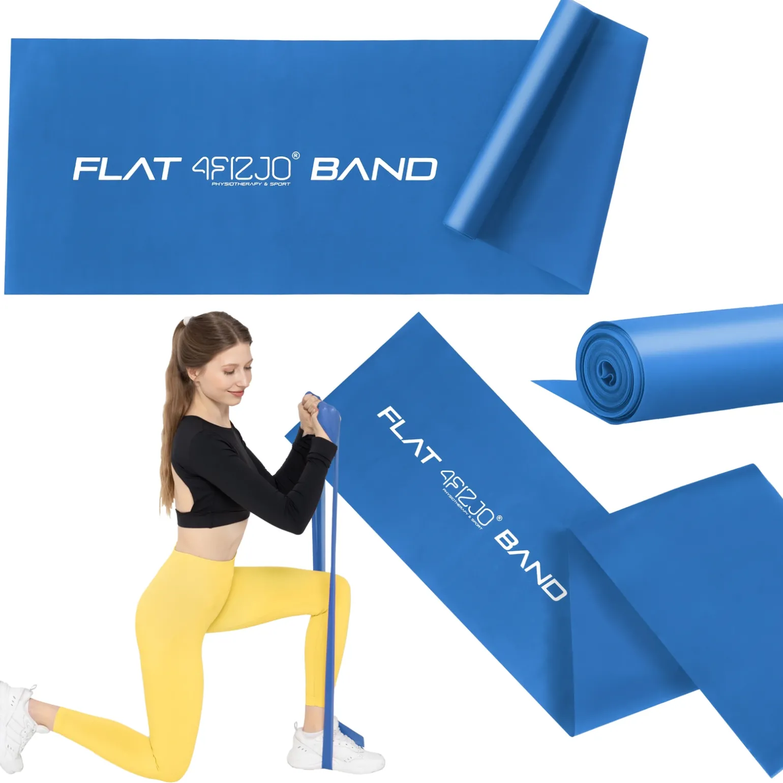 Taśma rehabilitacyjna FLAT BAND 9-11 kg