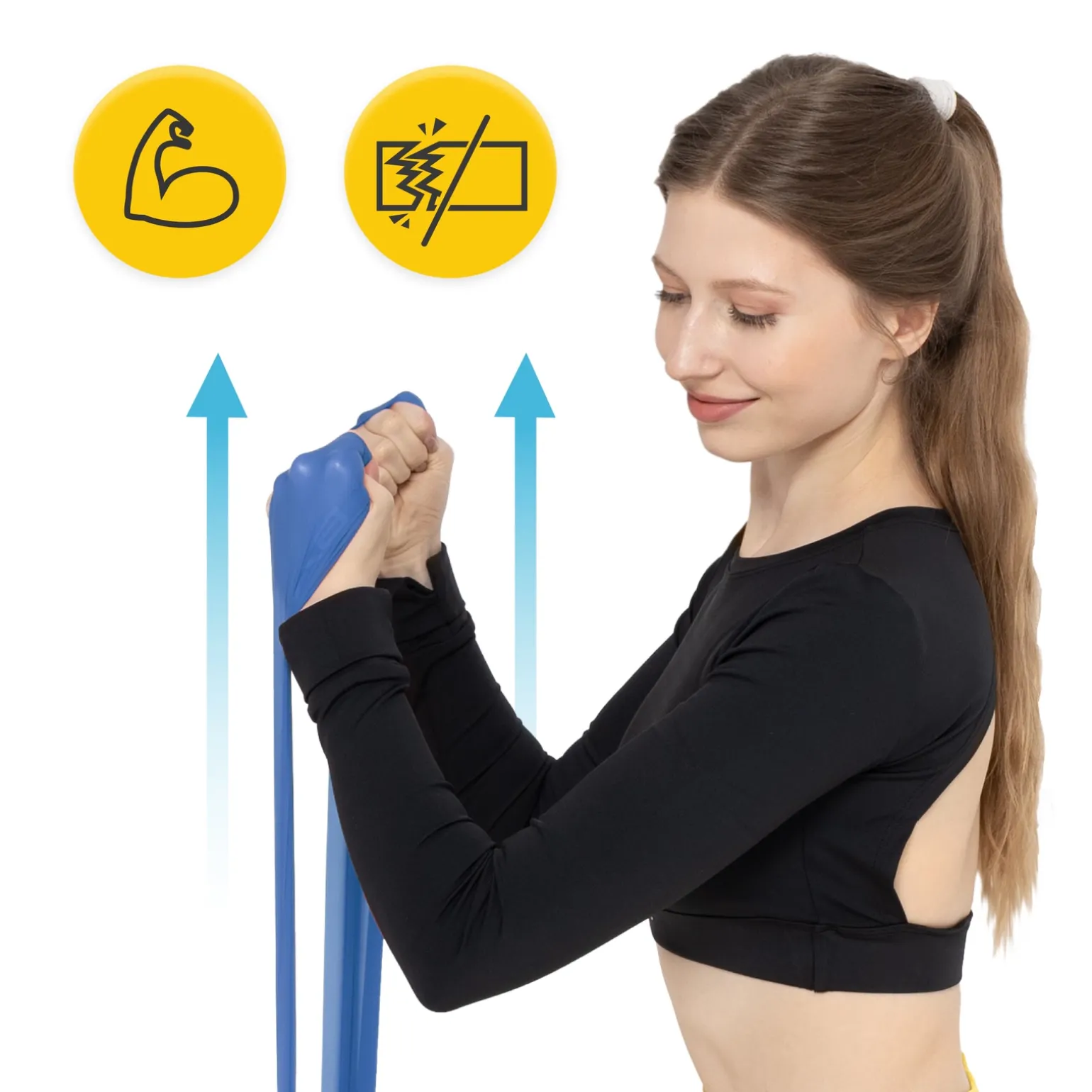 Taśma rehabilitacyjna FLAT BAND 9-11 kg