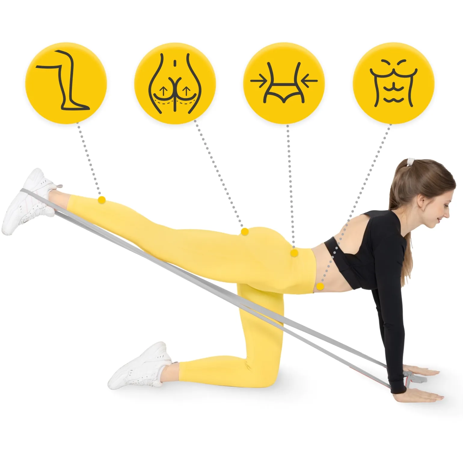 Taśma rehabilitacyjna FLAT BAND 15-25 kg