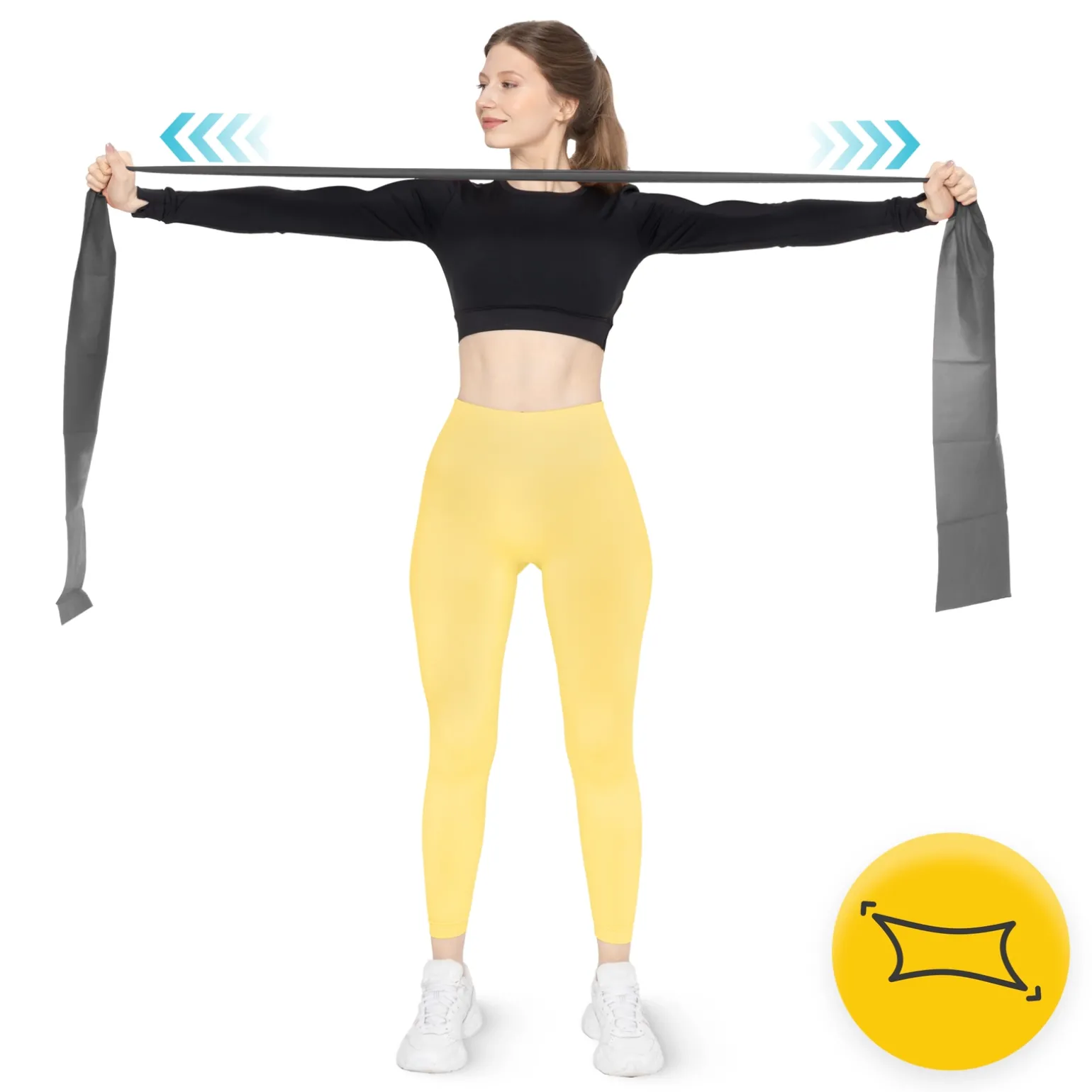 Taśma rehabilitacyjna FLAT BAND 12-15 kg