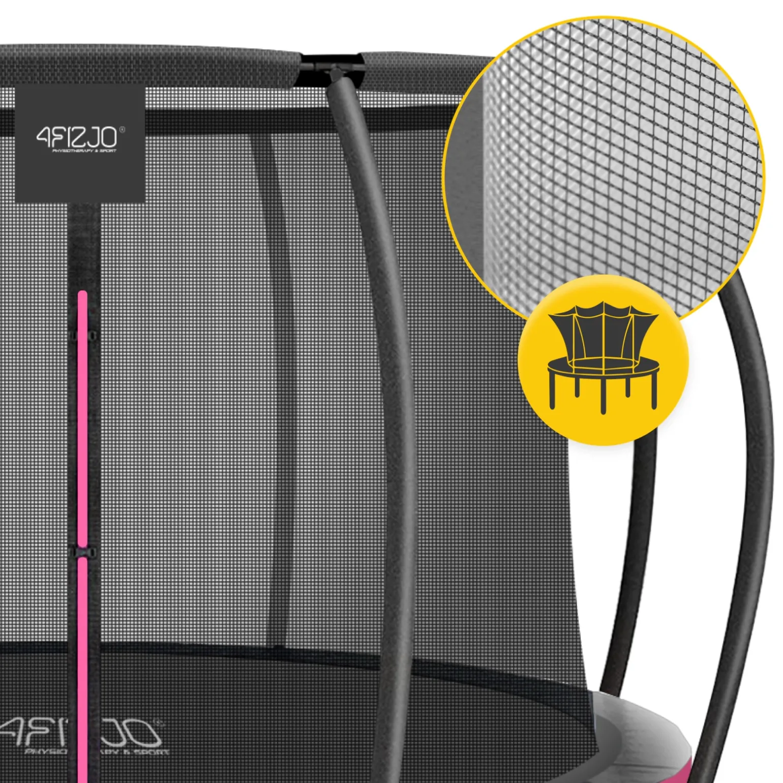 Trampolina ogrodowa dla dzieci PRO 374 cm 12FT