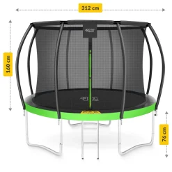Trampolina ogrodowa dla dzieci PRO 312cm 10FT