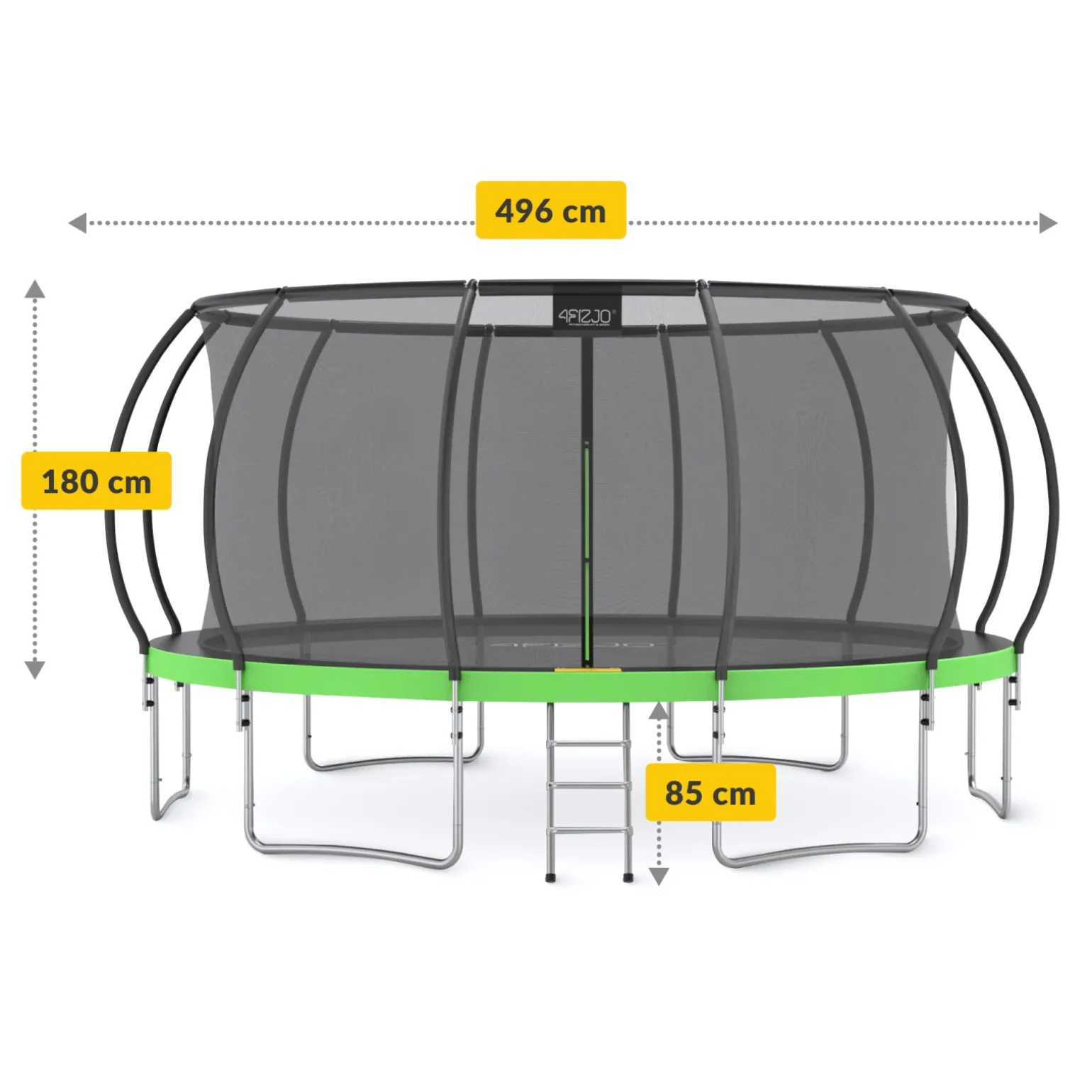 Trampolina ogrodowa dla dzieci PRO 496 cm 16FT
