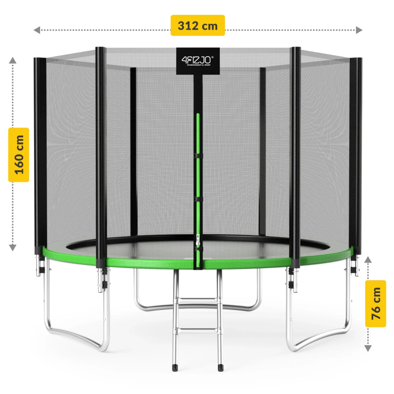Trampolina ogrodowa dla dzieci CLASSIC 312 cm 10 FT