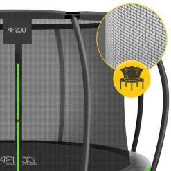 Trampolina ogrodowa dla dzieci PRO 374 cm 12FT