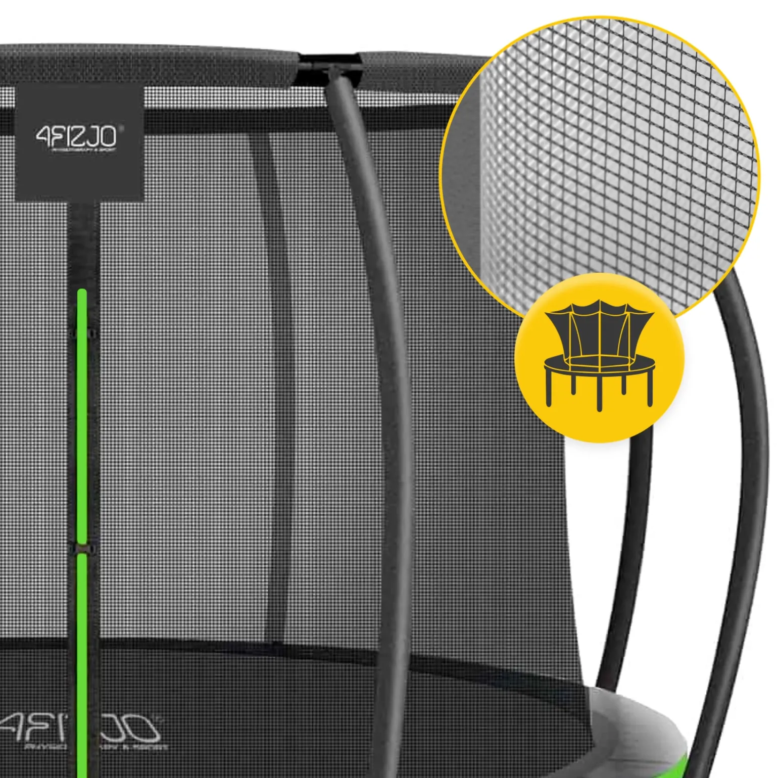 Trampolina ogrodowa dla dzieci PRO 374 cm 12FT