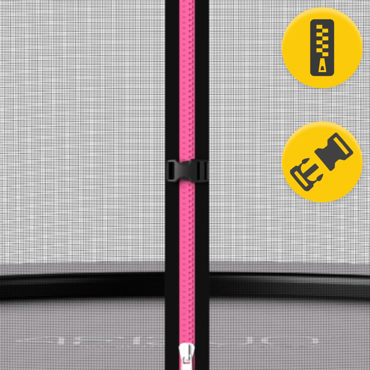Trampolina ogrodowa dla dzieci PRO 252cm 8FT