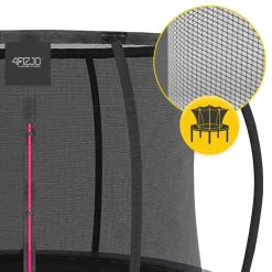 Trampolina ogrodowa dla dzieci PRO 252cm 8FT