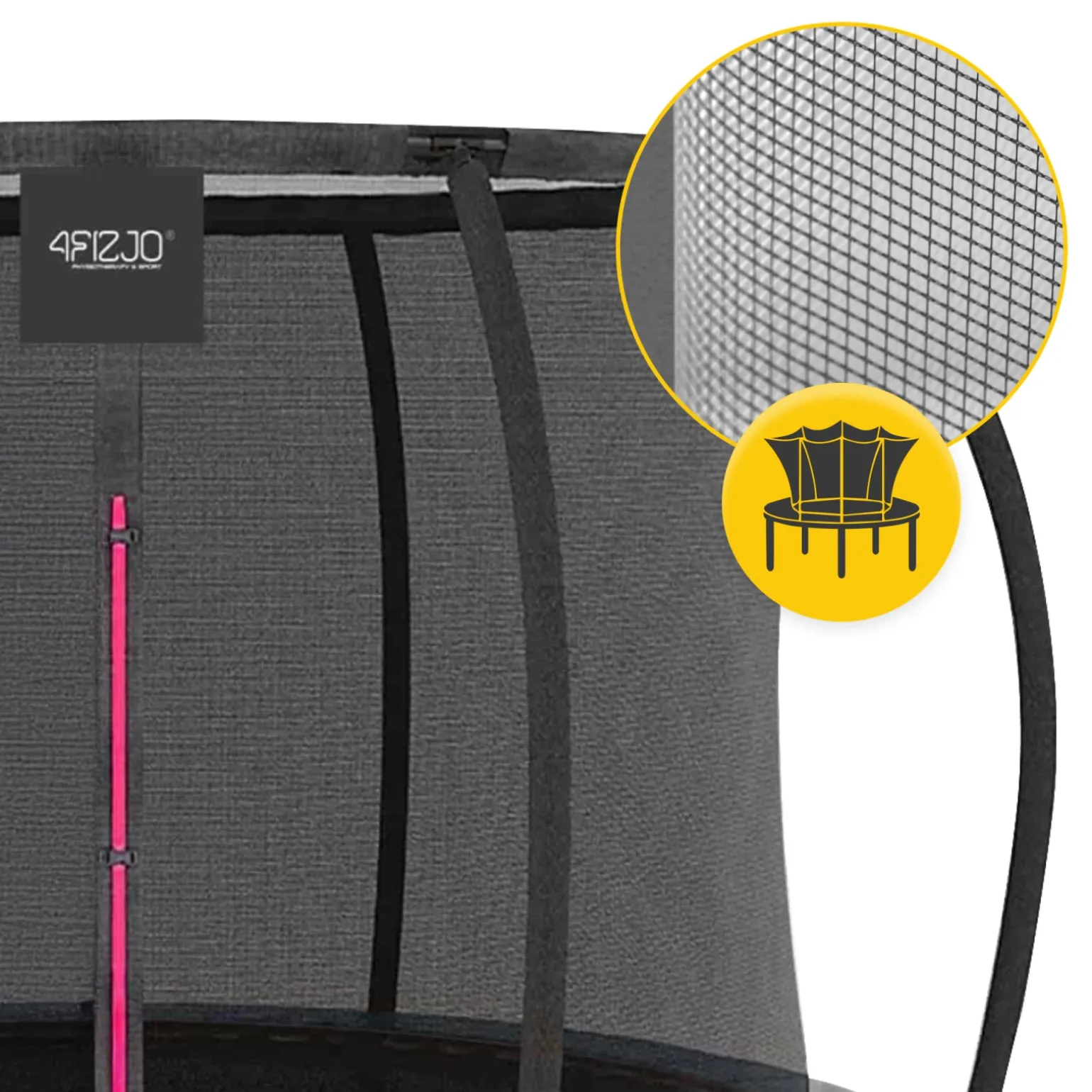 Trampolina ogrodowa dla dzieci PRO 252cm 8FT