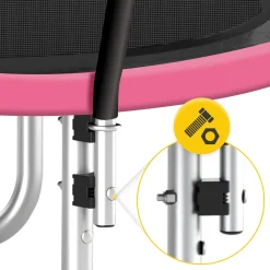 Trampolina ogrodowa dla dzieci PRO 252cm 8FT