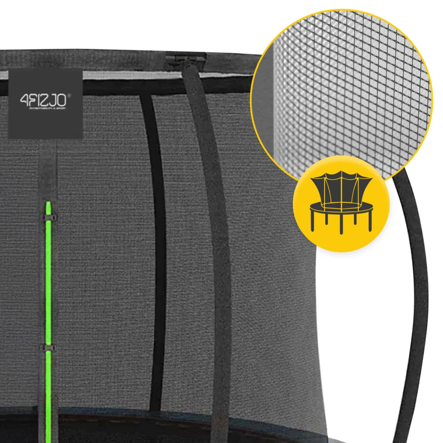 Trampolina ogrodowa dla dzieci PRO 252 cm 8FT