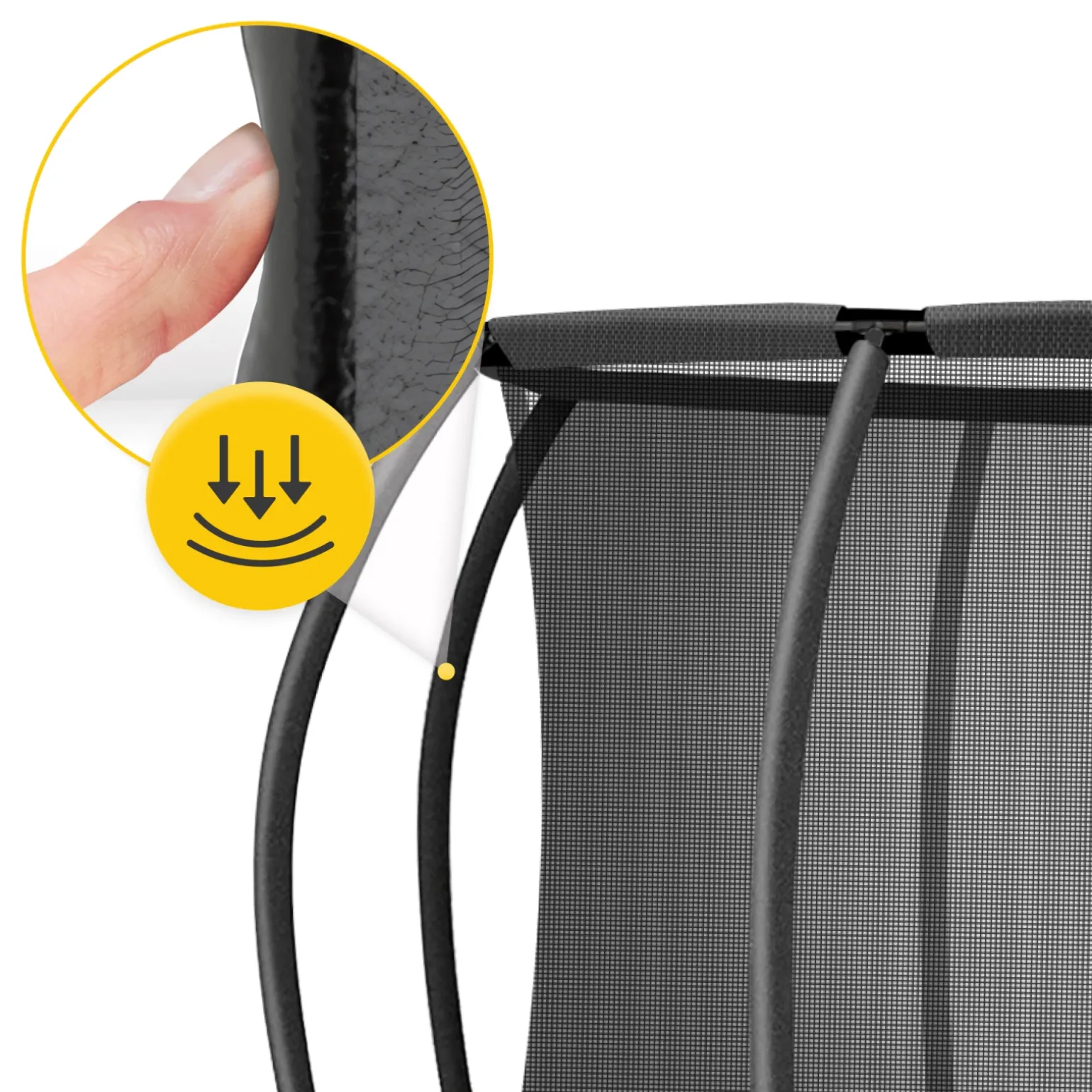 Trampolina ogrodowa dla dzieci PRO 252 cm 8FT