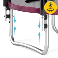 Trampolina ogrodowa dla dzieci CLASSIC 252cm 8FT