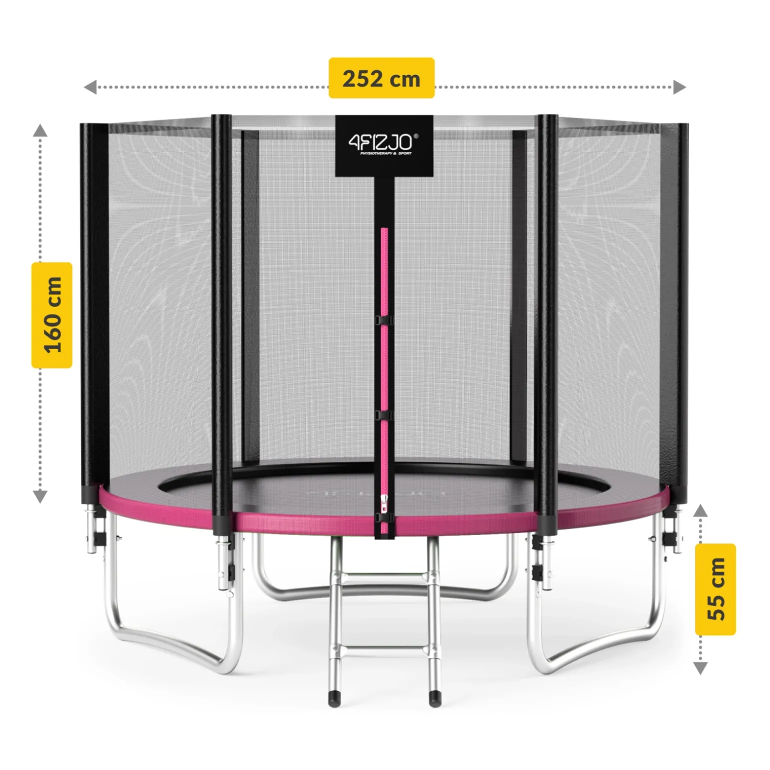 Trampolina ogrodowa dla dzieci CLASSIC 252cm 8FT
