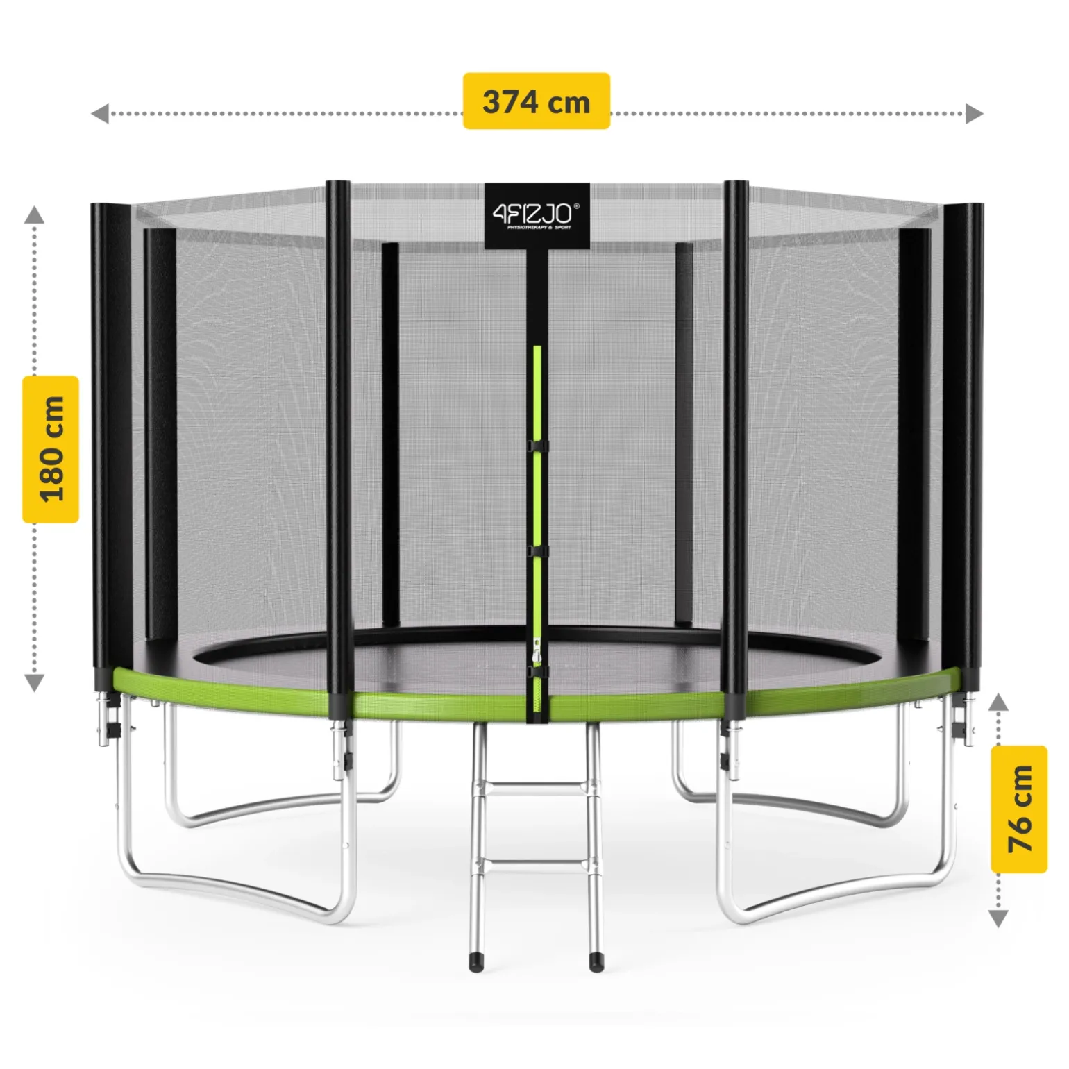 Trampolina ogrodowa dla dzieci CLASSIC 374 cm 12FT