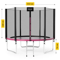 Trampolina ogrodowa dla dzieci CLASSIC 312 cm 10 FT