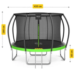 Trampolina ogrodowa dla dzieci PRO 435cm 14FT
