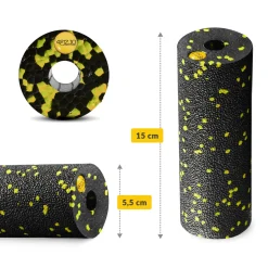 Wałek do masażu piankowy EPP MINI 15 cm żółty