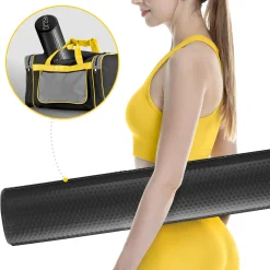 Wałek do masażu z wypustkami CARE+ 90 cm czarny