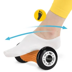 Wałek do masażu z wypustkami SPIKE ROLLER pomarańczowy