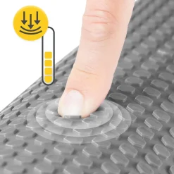 Wałek do masażu z wypustkami CARE+ 60 cm szary