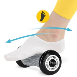 Wałek do masażu z wypustkami SPIKE ROLLER szary