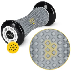 Wałek do masażu z wypustkami SPIKE ROLLER szary