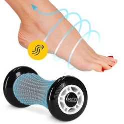 Wałek do masażu z wypustkami SPIKE ROLLER szary